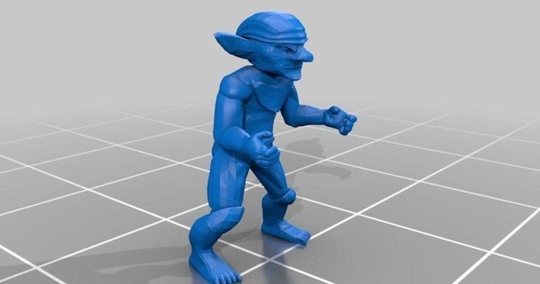goblin dummy udo's 3d world download free stl model printablescom models toys & games board fantasy tabletop 3d print model - Mito3D