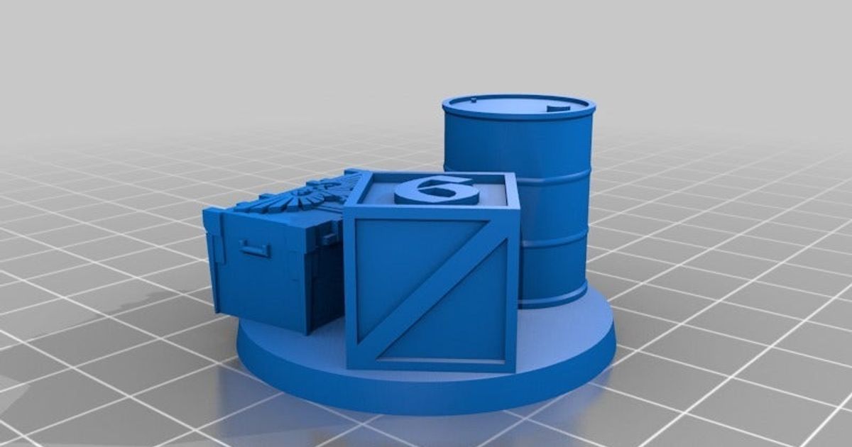 40k obbiettivo marcatori udo 3d mondo Scarica gratuito stl modello printablescom Modelli giocattoli Giochi tavola pennarello 3D print model - Mito3D