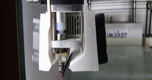 Ventilator Leitung Ultimaker 2 2+ optimiert fallen udos 3d Welt download frei stl Modell Printablescom Modelle Drucker Upgrades 3d print model - Mito3D