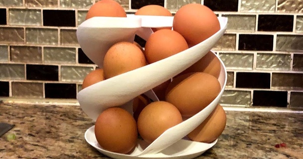Oeuf rouleau panier cisco Télécharger libre stl modèle imprimablescom 3d modèles Ménage cuisine Pâté impérial poulet œuf Pâques présentoir 39 œufs pâques 3d print model - Mito3D