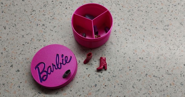 barbie shoe cabinet motolsky download free stl model printablescom 3d models hobby & makers organizers