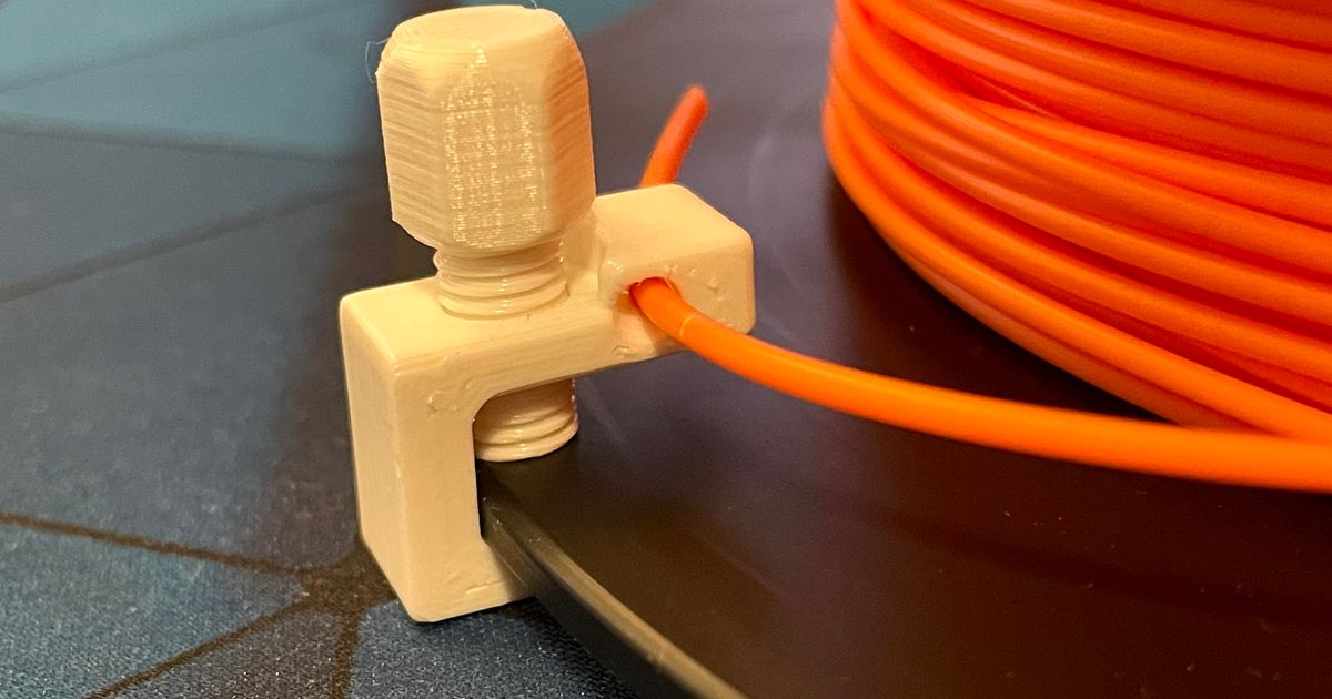 Süper çatlak iplik klips çiğnemek indir Bedava stl model printablescom 3d modeller yazıcılar Aksesuarlar iplikçik filament havuzu biriktirmek 3D print model - Mito3D