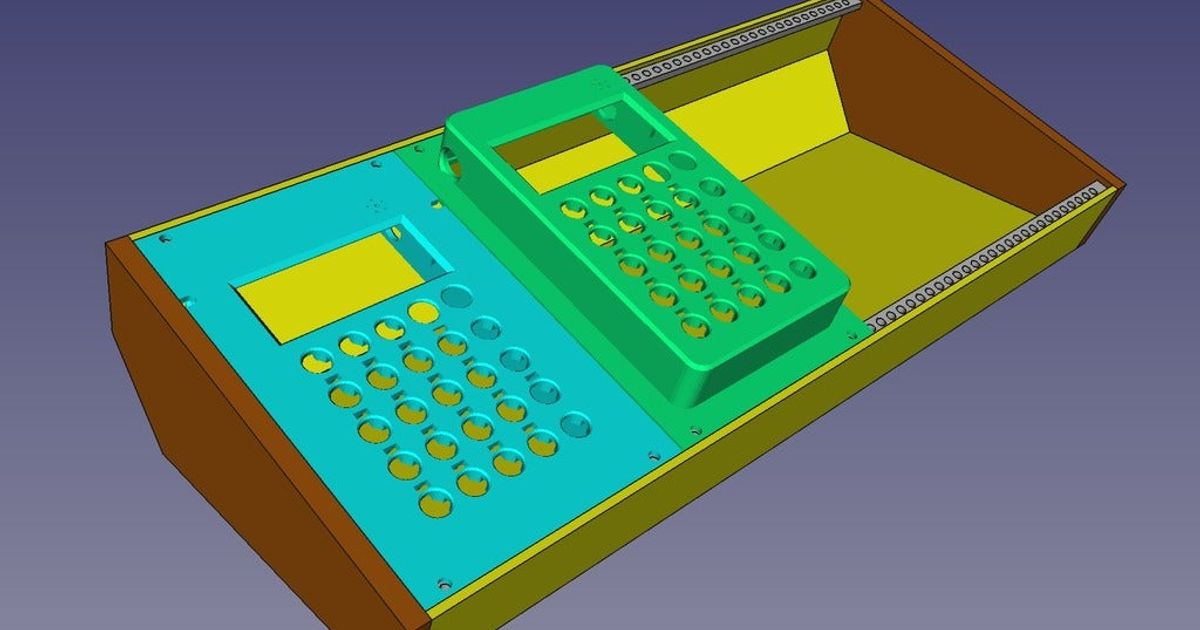 po eurorack mounts experimental crashdebug download free stl model printablescom 3d models gadgets audio 3D print model - Mito3D