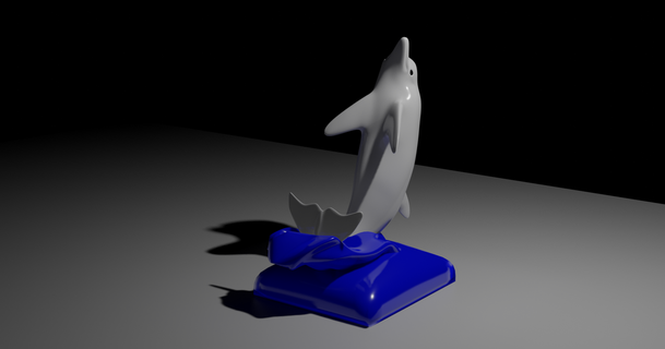 Delfin Telefon Stand vdwel download frei stl Modell Printablescom 3d Modelle Kunst Design Skulpturen Delfine iPhone Telefonständer 3d print model - Mito3D
