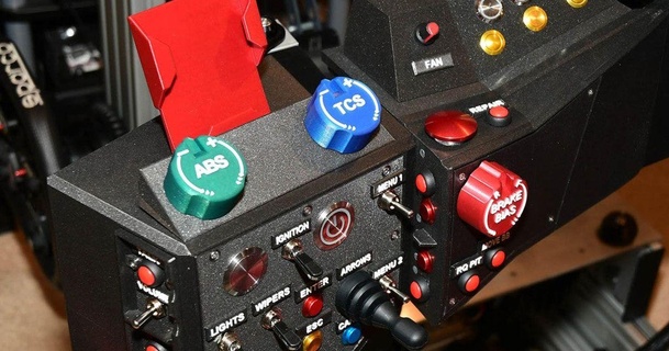 botón caja simlab vertical montar rcheliguy descargar gratis stl modelo imprimiblescom 3d modelos juguetes juegos botones Simulación Simrig 3d print model - Mito3D