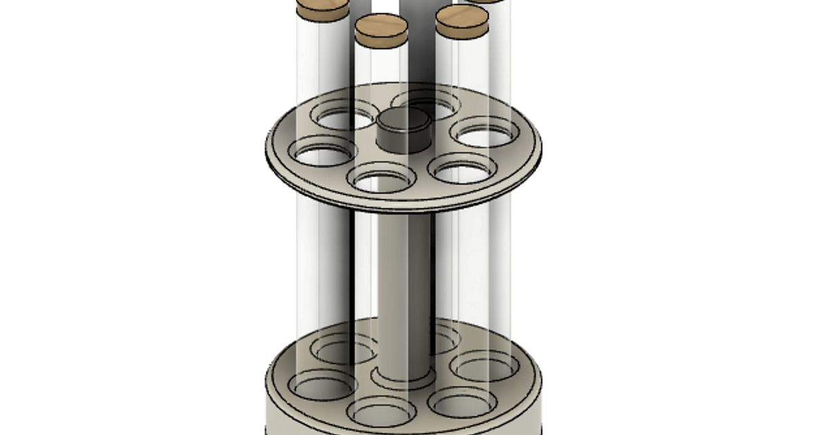 circular especia estante mordido descargar gratis stl modelo imprimiblescom 3d modelos casa cocina especiero soporte 3D print model - Mito3D