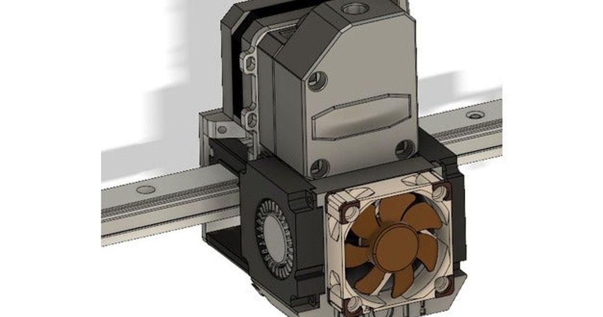 bondtech bmg e3d v6 diretto fanduct cr3d c1 mossa Scarica gratuito stl modello printablescom 3d Modelli stampanti aggiornamenti 4010 4020 soffiatore 3D print model - Mito3D