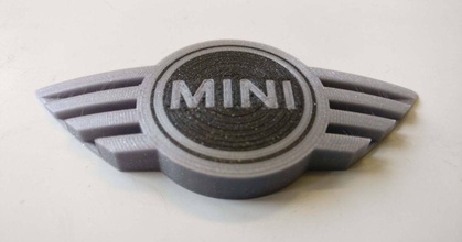 mini cobre logo Jennes descargar gratis stl modelo imprimiblescom 3d modelos Arte diseño 2d platos logos coche vehiculo 3d print model - Mito3D