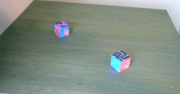 8 piece rubik's puzzle cube spool2kool download free stl model printablescom 3d models toys & games puzzles brain-teasers 3dpuzzle rubikscube 3d print model - Mito3D