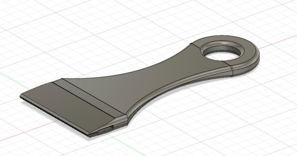 razor scraper handle quib21 download free stl model printablescom 3d models hobby & makers tools blade 3d print model - Mito3D