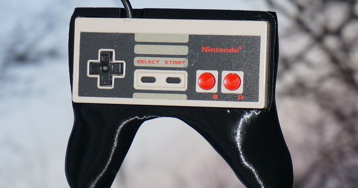 nes kontrolör kavrama üstesinden gelmek Kulp destek nintendo eğlence oyun kumandası Tony genç kan indir Bedava stl model printablescom 3d modeller oyuncaklar oyunlar 3D print model - Mito3D