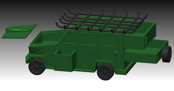 jeep organisateur professeur Simon Télécharger libre stl modèle imprimablescom 3d modèles Ménage Bureau organisation 3d print model - Mito3D