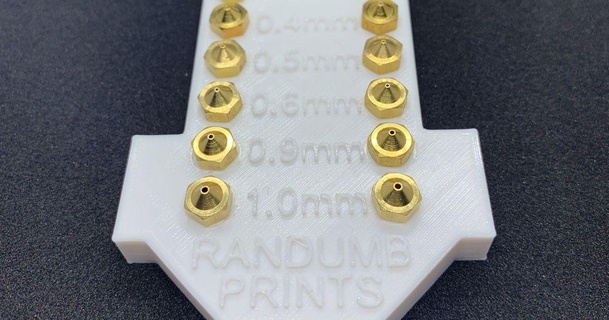 nozzle holder randumbprints download free stl model printablescom 3d models printers accessories 3d print model - Mito3D