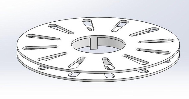 bobina piatto Rete cavo guido666 Scarica gratuito stl modello printablescom 3d Modelli passatempo creatori organizzatori cavi guidacavo portacavi gestione dei 3d print model - Mito3D