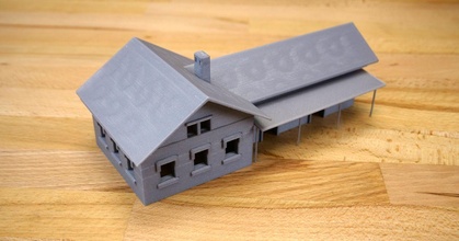 train station railway model h0 scale pavel pel download free stl printablescom 3d models hobby & makers ideas 3d print model - Mito3D