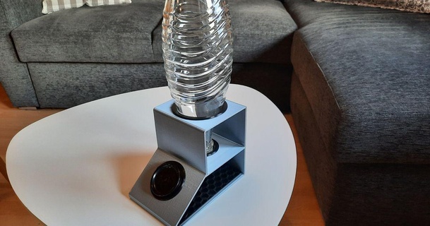 fluxo refrigerante vidro garrafa suporte fredslund baixar livre stl modelo printablescom 3d modelos casa cozinha necessário nosupports 3d print model - Mito3D