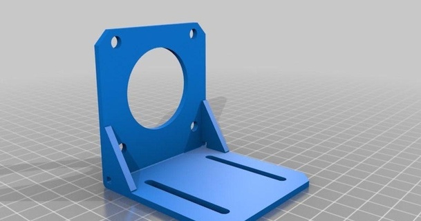 stepper motor bracket polykyri download free stl model printablescom 3d models printers - upgrades inventables nema nema17 nema23 3d print model - Mito3D