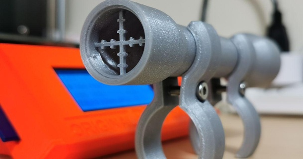 pistola alcance niños 3d descargar gratis stl modelo imprimiblescom modelos juguetes juegos 3d print model - Mito3D