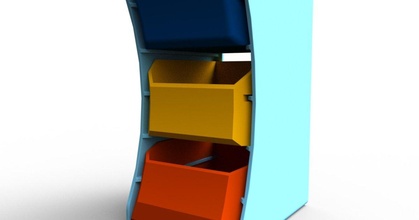 desktop mini drawer alex download free stl model printablescom 3d models household office 3d print model - Mito3D