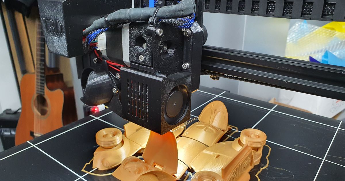 anycubic chiron hotend direct conduire volume 76 Télécharger libre stl modèle imprimablescom 3d modèles imprimantes mises niveau anycubicchiron 39 partie cubique extrudeuse 3D print model - Mito3D