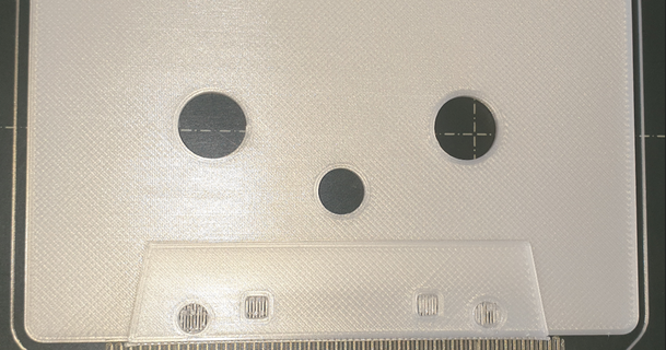 ruban plate forme têtes étalonnage jauge Jarek Télécharger libre stl modèle imprimablescom 3d modèles loisir fabricants outils cassette l'audio ancien 3d print model - Mito3D