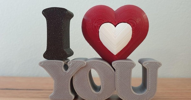 San Valentino amore scatola 3dprintbunny Scarica gratuito stl modello printablescom 3d Modelli arte design disegni facile regalo cuore 3d print model - Mito3D