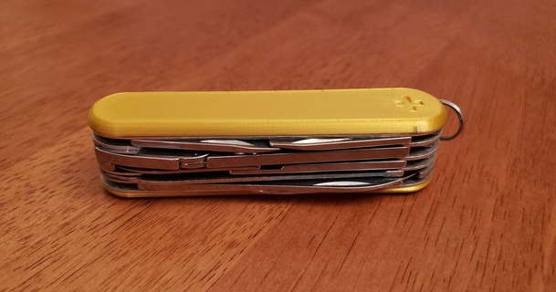 91mm swiss army knife replacement scales 3dprintedman download free stl model printablescom 3d models hobby & makers tools pocket 3d print model - Mito3D