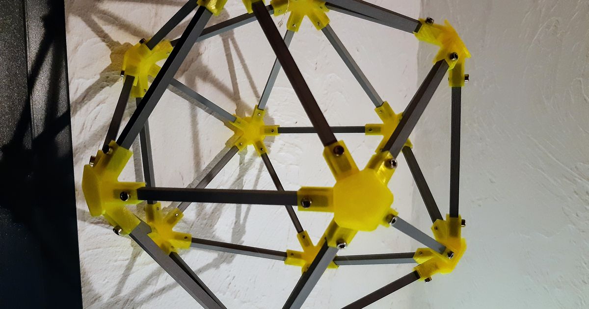 icosahedron ammonite download free stl model printablescom 3d models learning math 3D print model - Mito3D