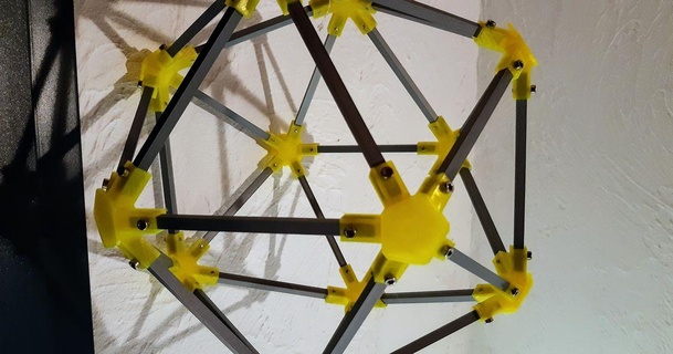 icosaedro amonita descargar gratis stl modelo imprimiblescom 3d modelos aprendizaje matemáticas 3d print model - Mito3D