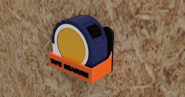 3D Printable Soft Fabric Sewing Tape Measure Case by Chris Cyr