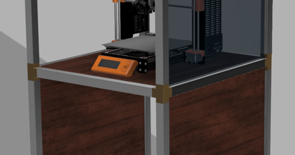 corner assembly enclosure patrick download free stl model printablescom 3d models printers accessories 3d print model - Mito3D