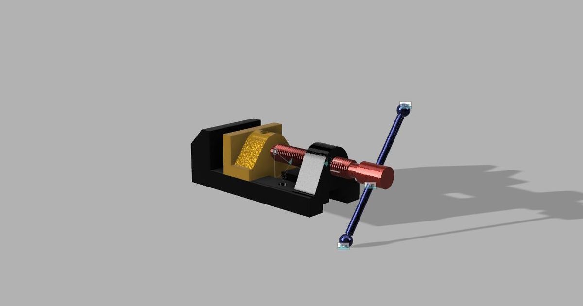mechanic vice 3d tisk download free stl model printablescom models hobby & makers tools 3D print model - Mito3D