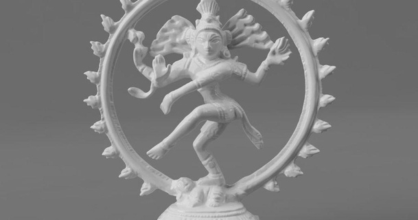 Shiva Herr tanzen Nataraja Herstellung Götter Indien download frei stl Modell Printablescom 3d Modelle Kunst Design Skulpturen Messing Hindu Hinduismus 3d print model - Mito3D