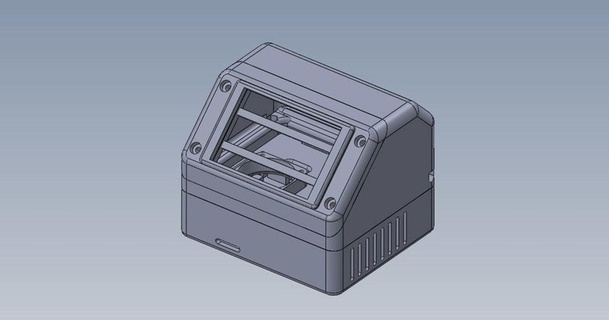 prusa mk3 octoprint frambuesa pi 3 3b+ recinto scatola externo monitor 5 paso roberto descargar gratis stl modelo imprimiblescom 3d modelos impresoras 3d print model - Mito3D