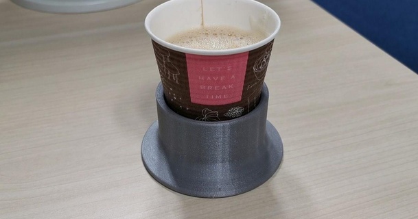 magnetic cup holder 3d download free stl model printablescom models household office magnet 3d print model - Mito3D