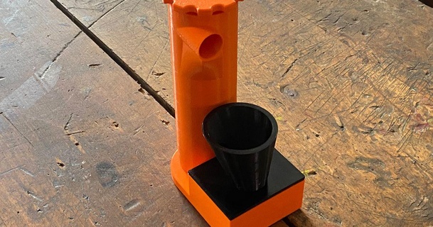 pista bolas superior granero descargar gratis stl modelo imprimiblescom 3d modelos juguetes juegos carrera mármol bomba knickerbahn 3d print model - Mito3D