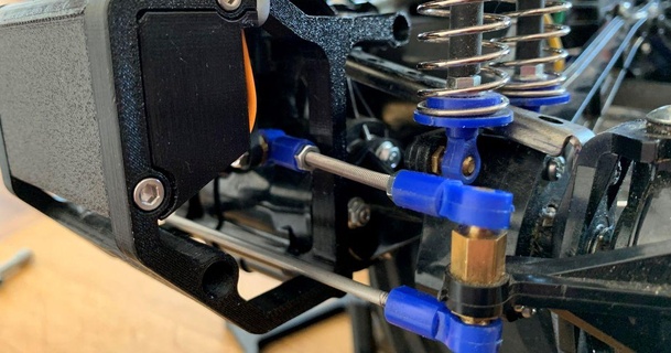 Tamiya Clodbuster boğa başı çift kısa servo dönüştürmek adam indir Bedava stl model printablescom 3d modeller hobi yapımcılar rc robotik direksiyon 3d print model - Mito3D