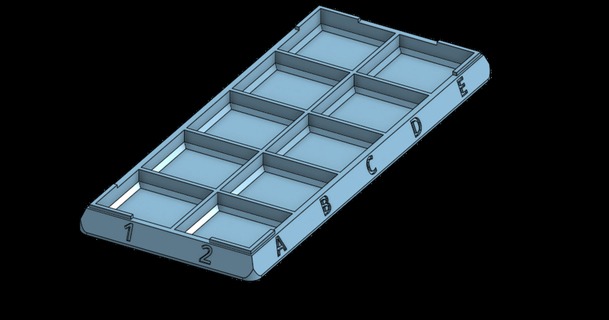 stackable tray screws kobalt3d download free stl model printablescom 3d models hobby & makers organizers 3d print model - Mito3D
