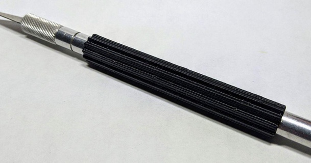 exacto maniglia presa 8mm maniglie raybo Scarica gratuito stl modello printablescom 3d Modelli passatempo creatori utensili coltello esatto 3d print model - Mito3D