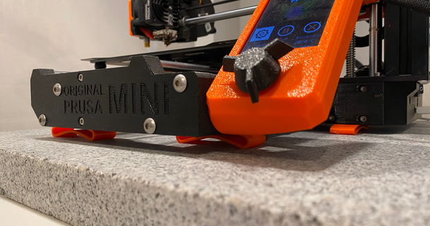 prusa mini anti vibración pies rasmus descargar gratis stl modelo imprimiblescom 3d modelos impresoras actualizaciones 3d print model - Mito3D