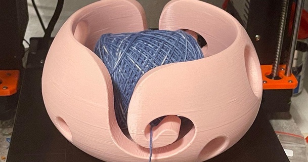 yarn bowl ben'sprintlab download free stl model printablescom 3d models hobby & makers ideas knitting knittingbowl yarnbowl 3d print model - Mito3D
