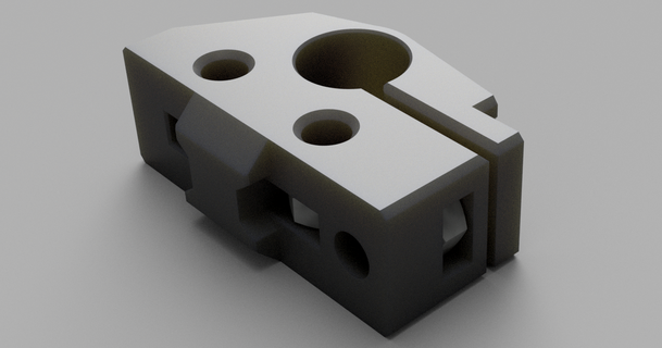 mk3s+ - y-rod holder iso4032 hex-nuts print-3d download free stl model printablescom 3d models printers upgrades hexnuts yrodholder 3d print model - Mito3D