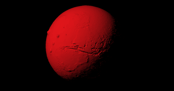 mars exaggerated topography scaled tato 713 download free stl model printablescom 3d models learning physics & astronomy astronomia astronomicalmodel dem 3d print model - Mito3D