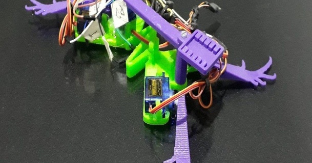 cuadrúpedo robot 713 descargar gratis stl modelo imprimiblescom 3d modelos pasatiempo hacedores rc robótica arduino Bluetooth barato ciaa ciaanxp 3d print model - Mito3D