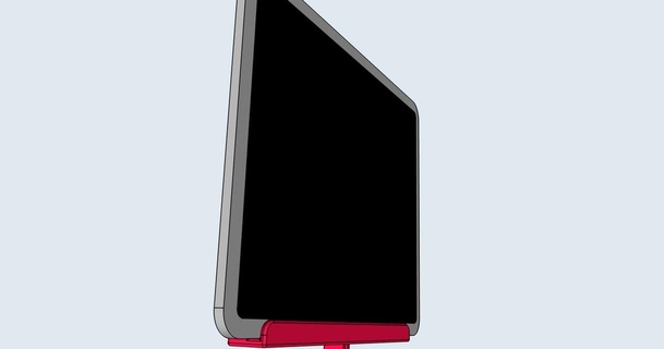 iPad chevalet Manfrotto trépied monter dd3d Télécharger libre stl modèle imprimablescom 3d modèles gadgets portable dispositifs art dessin ipadholder ipadstand 3d print model - Mito3D