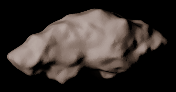 1620 geographos scaled eigthy tato 713 download free stl model printablescom 3d models learning physics & astronomy 1620geographos asteroid asteroids astronomia 3d print model - Mito3D