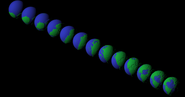 Erde 540 20 mya skaliert 713 download frei stl Modell Printablescom 3d Modelle Lernen Physik Astronomie astronomisches Karbon Kreide 3d print model - Mito3D