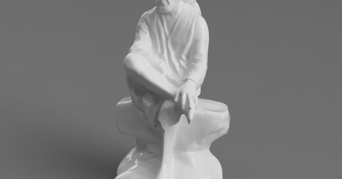 sai baba Shirdi fabrication dieux Inde Télécharger libre stl modèle imprimablescom 3d modèles art conception sculptures hindou hindouisme saint Indien 3D print model - Mito3D