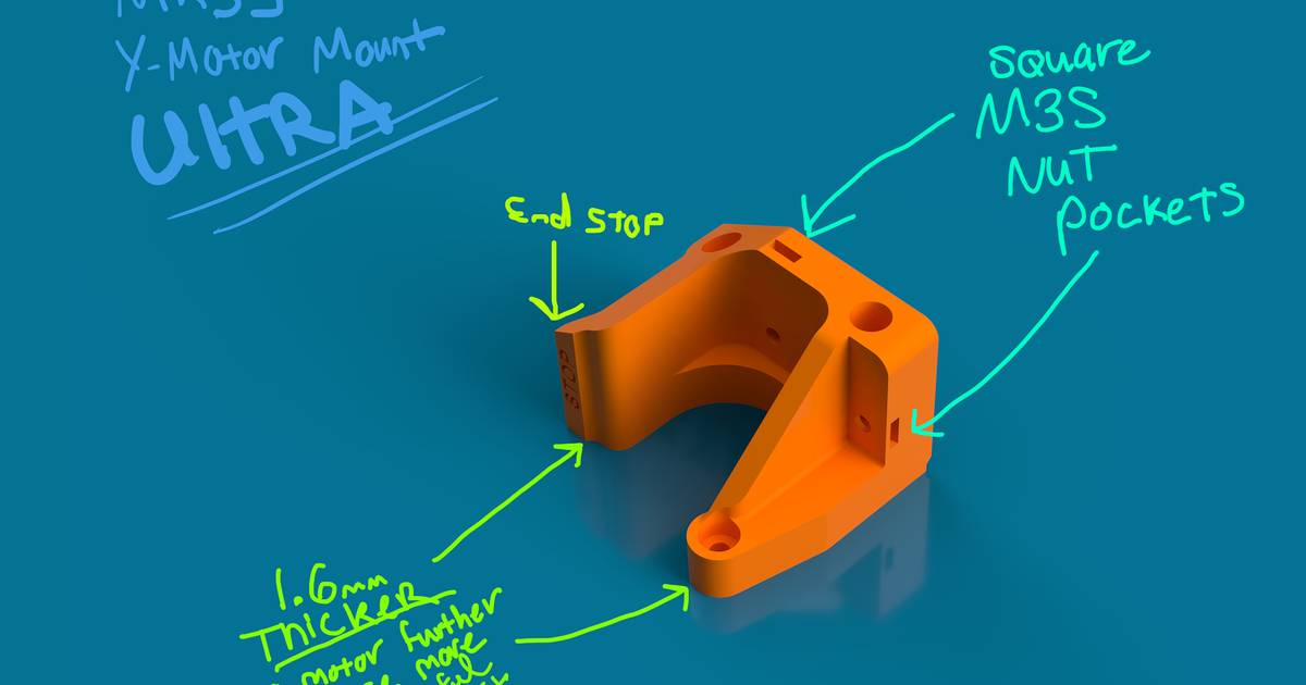 mk3s axis motor montar ultra fotogad descargar gratis stl modelo imprimiblescom 3d modelos impresoras actualizaciones mk3 prusa 3D print model - Mito3D