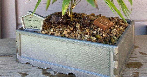 etichetta bonsai tessere Scarica gratuito stl modello printablescom 3d Modelli domestico all'aperto giardino pentola 3d print model - Mito3D